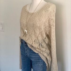 Loose Knit Oversized Sweater - Size Medium